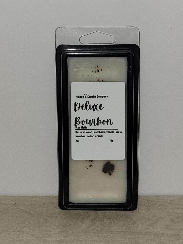Deluxe Bourbon Wax Melt Snap Bar - Queen K Candle Co.