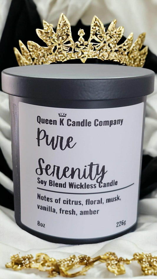 Pure Serenity Candle Jar - Queen K Candle Co.