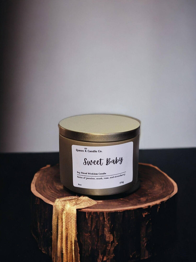 Sweet Baby Candle Tin - Queen K Candle Co.