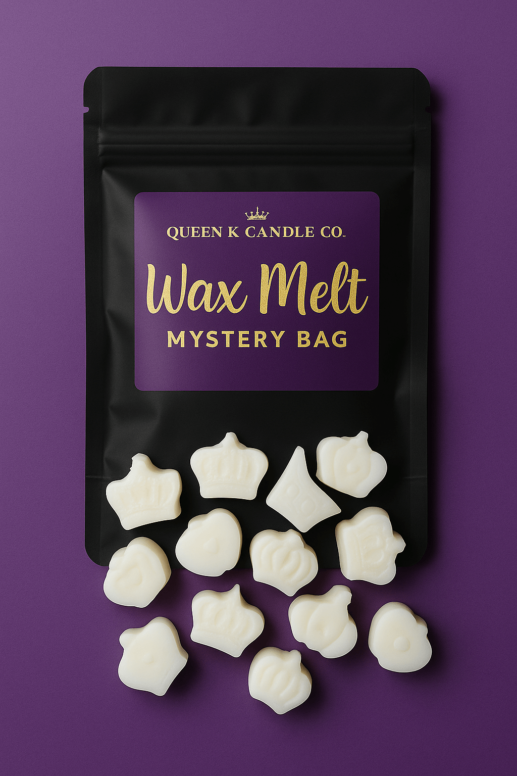 wax melt mystery bag by queen k candle co