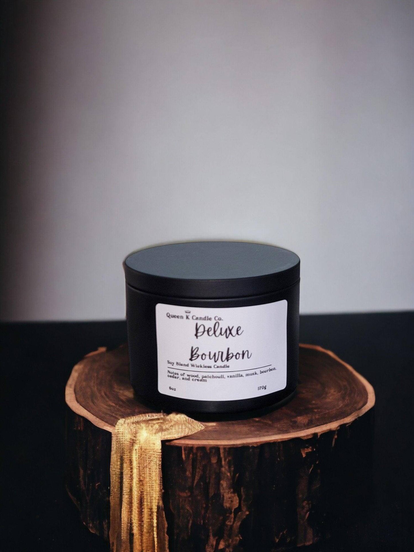 Deluxe Bourbon Candle Tin