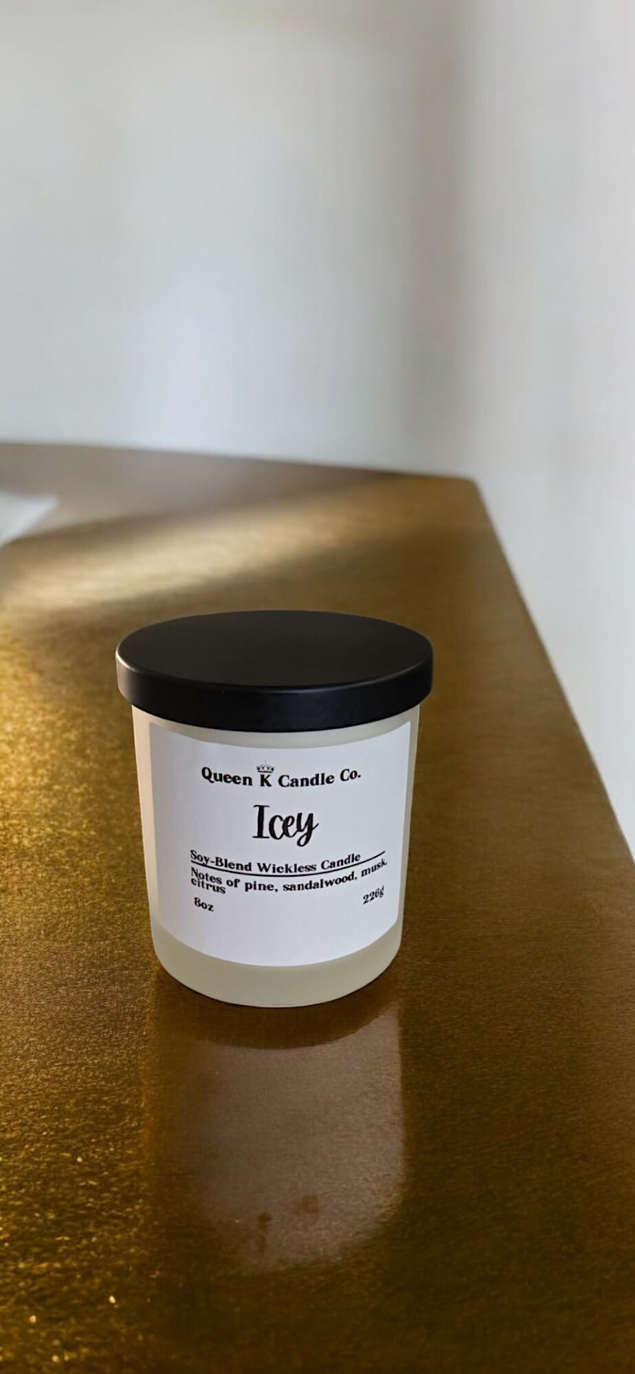 wickless candle jar