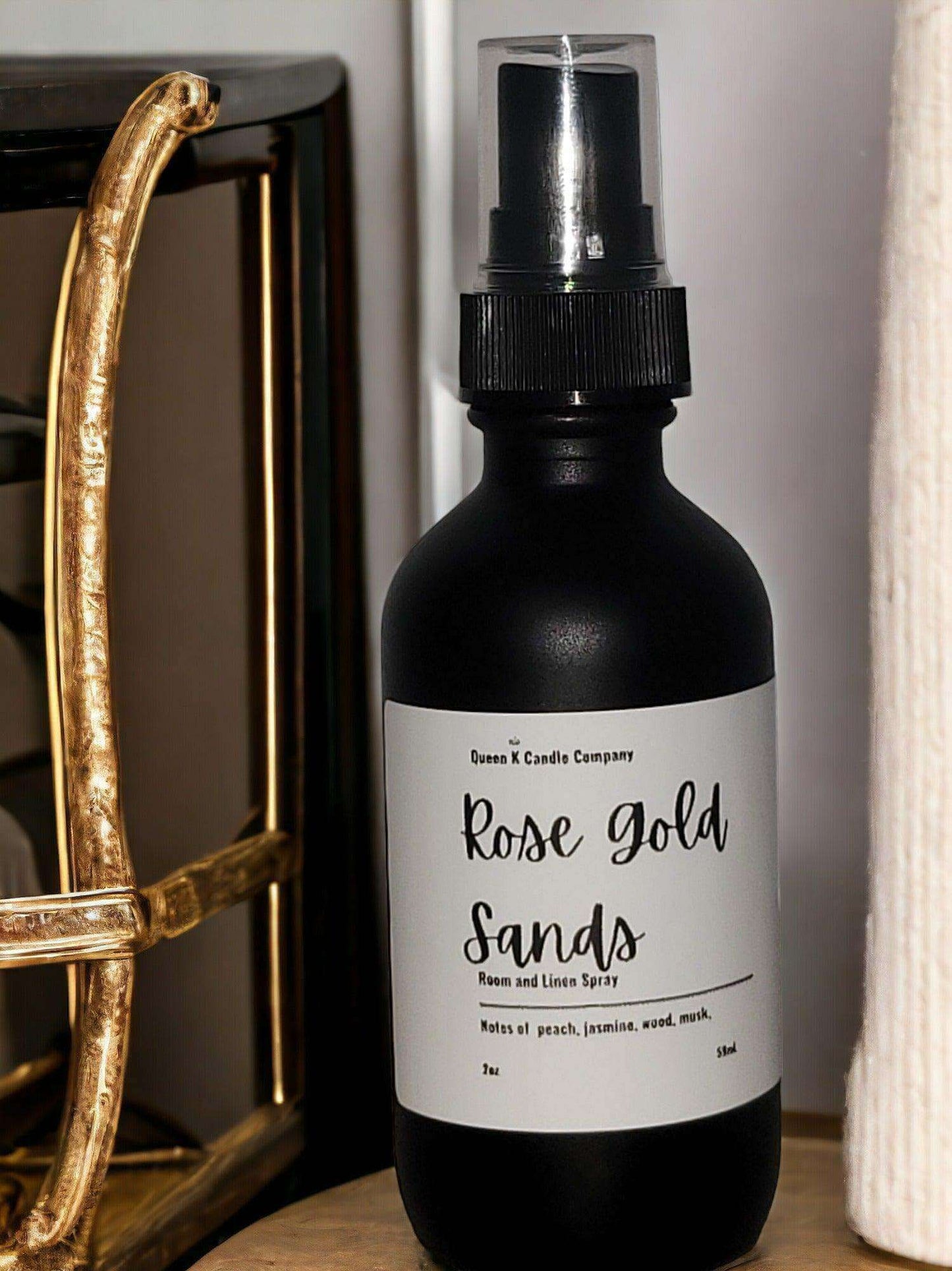 Rose Gold Sands Room and Linen Spray - Queen K Candle Co.