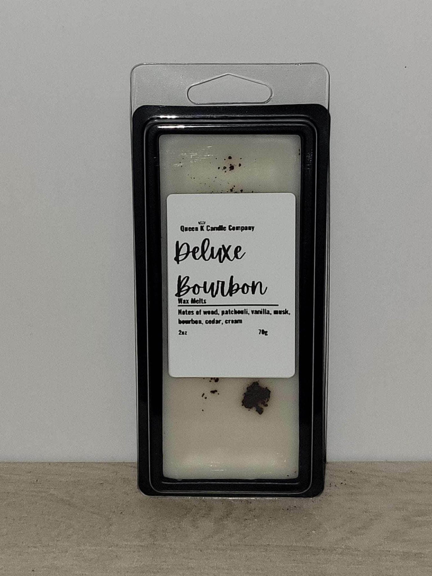 Deluxe Bourbon Wax Melt Snap Bar - Queen K Candle Co.