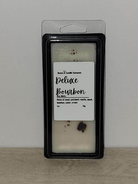 Deluxe Bourbon Wax Melt Snap Bar - Queen K Candle Co.