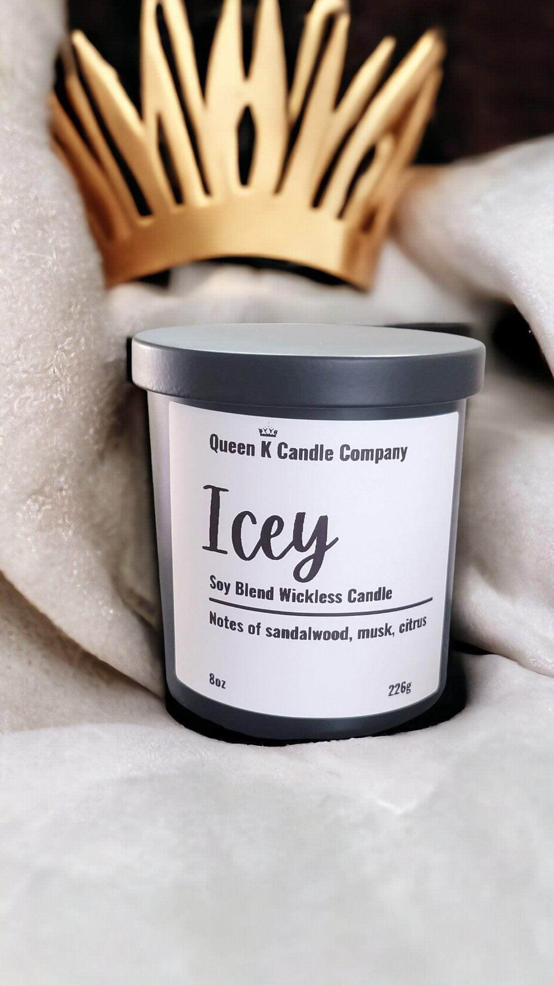 Icey Candle Jar - Queen K Candle Co.