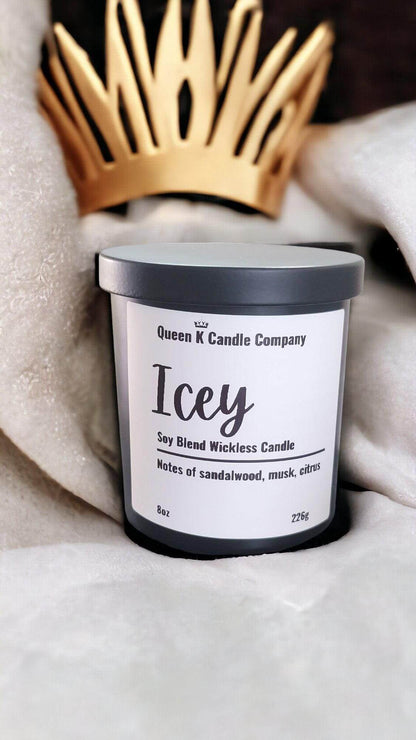 Icey Candle Jar - Queen K Candle Co.