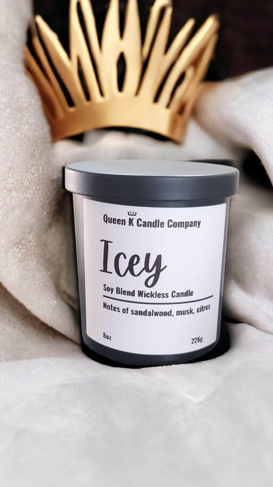 Icey Candle Jar - Queen K Candle Co.