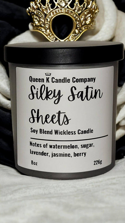 Silky Satin Sheets Candle Jar