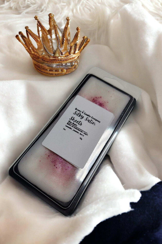 Silky Satin Sheets Wax Melt Snap Bar - Queen K Candle Co.