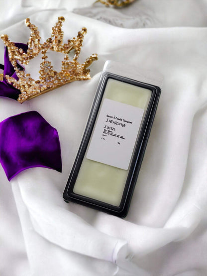 Luxurious Linen Wax Melt Snap Bar - Queen K Candle Co.