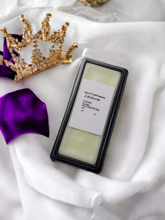 Luxurious Linen Wax Melt Snap Bar - Queen K Candle Co.