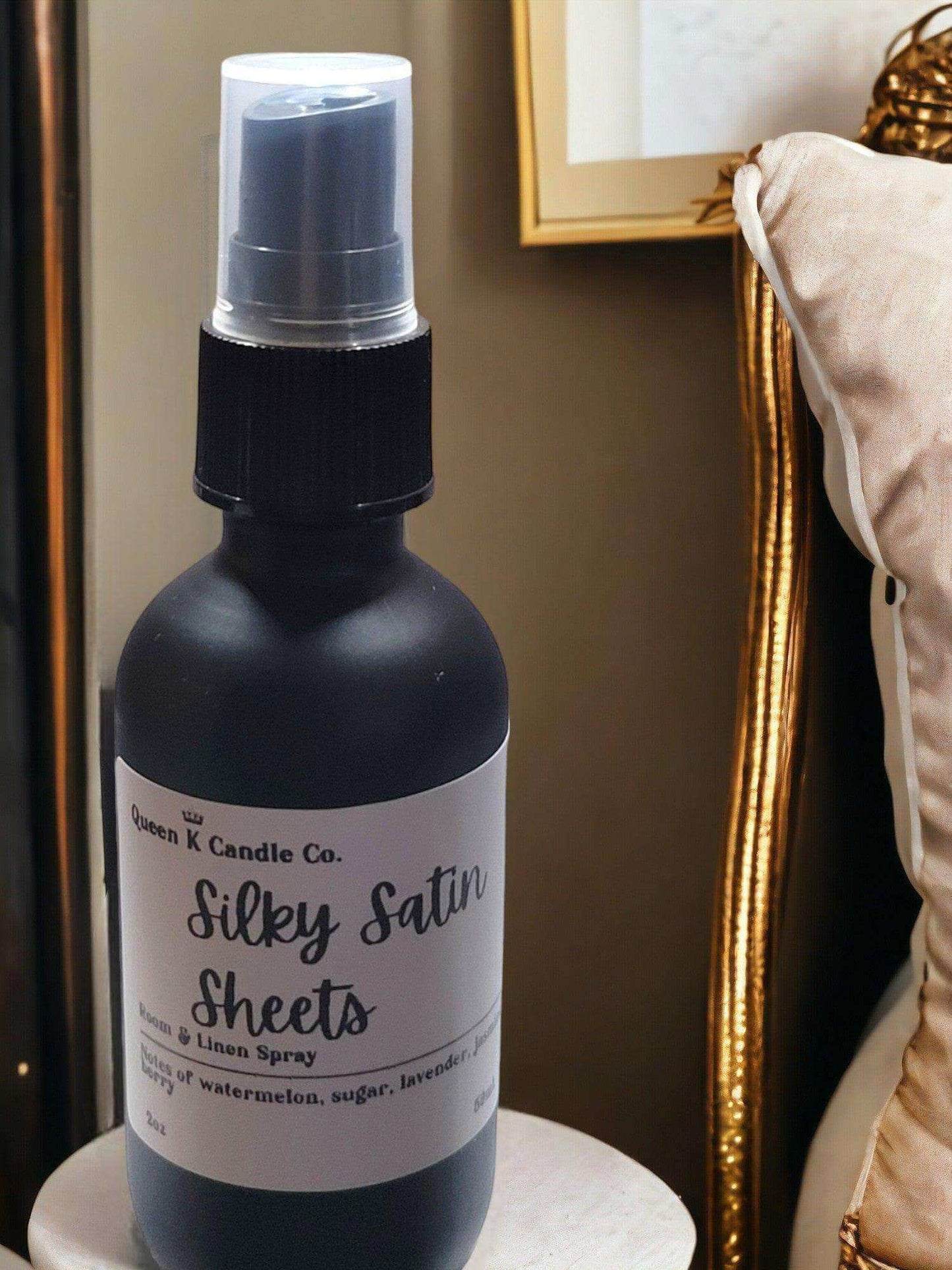 Silky Satin Sheets Room and Linen Spray - Queen K Candle Co.