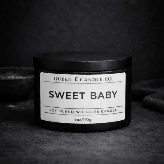 sweet baby candle tin